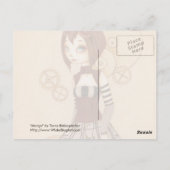 マーゴ – Steampunkポストカード ポストカード (裏面)