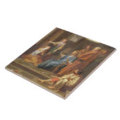 マーサおよびメリーの家のキリスト タイル (側面)