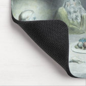 マーサおよびメリーの家のキリスト マウスパッド (コーナー)