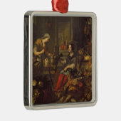 マーサおよびメリー2の家のイエス・キリスト メタルオーナメント (右)