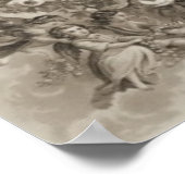 マーサとジョージ・ワシントン1876 ポスター (角)