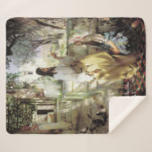 マーサとベタニーのマリアに聖人たち シェルパブランケット (正面(横))