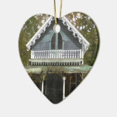 マーサのブドウ園のコテージ セラミックオーナメント (左)