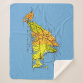 マーサのブドウ園の地図 シェルパブランケット (正面)