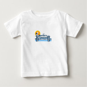 マーサのブドウ園"桟橋"の設計 ベビーTシャツ