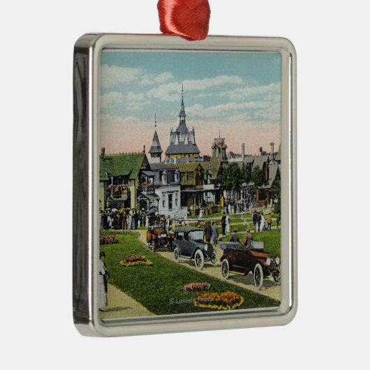 マーサのブドウ園、海の道の眺め メタルオーナメント (右)