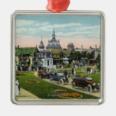 マーサのブドウ園、海の道の眺め メタルオーナメント (正面)