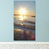 マーサのヴィネヤードのメネシャビーチでダンサー キャンバスプリント (インサイチュ (ウッドフロア))