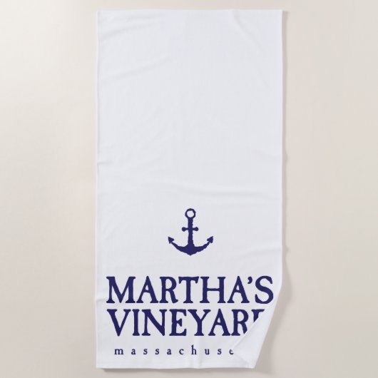 マーサのヴィネヤード ビーチタオル (正面)