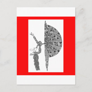 マーサグラハムの踊り ポストカード