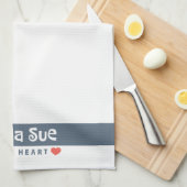 マーサスーを賛美して下さい キッチンタオル (四つ折り)