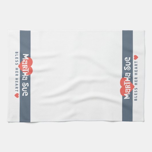 マーサスーを賛美して下さい キッチンタオル (横)