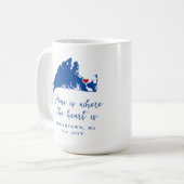 マーサズヴィネヤードエドガータウン引っ越し祝いパーティーギフト コーヒーマグカップ (正面左)