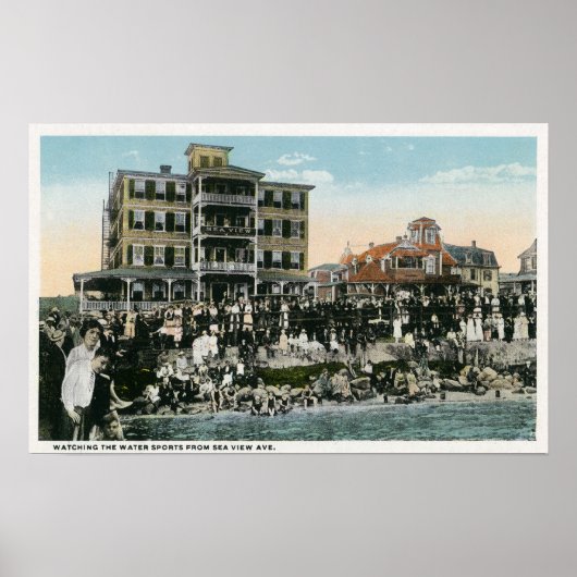 マーサズヴィネヤードビューオブシービューアベニュー ポスター (正面)