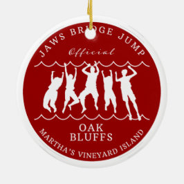 マーサズヴィネヤードブリッジジャンプオーナメント セラミックオーナメント