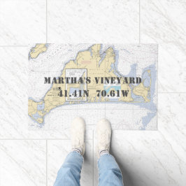 マーサズヴィネヤードボティン航海のグ ドアマット