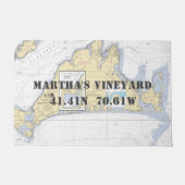 マーサズヴィネヤードボティン航海のグ ドアマット (正面)