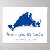 マーサズヴィネヤード引っ越し祝いパーティーギフトヴィネヤードヘブン ポスター (正面)