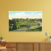 マーサズヴィネヤード海パークビュー キャンバスプリント (インサイチュ (リビング))