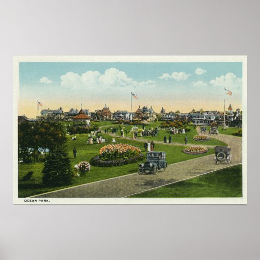 マーサズヴィネヤード海パークビュー ポスター (正面)