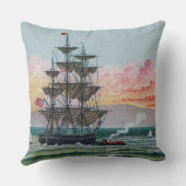 マーサズヴィネヤード装飾用クッション クッション (裏面)