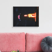 マーサズヴィネヤードMAエドガータウンライトハウス キャンバスプリント (インサイチュ (リビング))