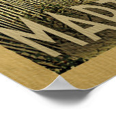 マーサズヴィンヤードビーチヴィンテージトラベル ポスター (角)