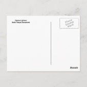 マーサズヴィンヤード、エドガータウンライトハウスポストカード ポストカード (裏面)