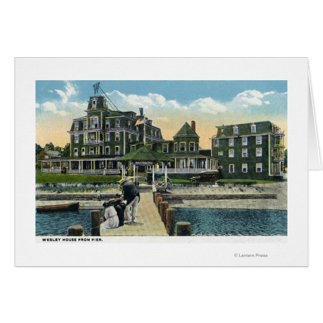 マーサズヴィンヤード、ピアビューオブザウェスリーハウス (正面横)