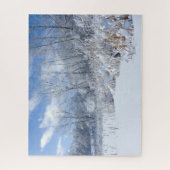 マーサラーパーク凍っていポンドアンドツリーズ ジグソーパズル (縦)