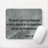 マーサワシントン州の引用文 マウスパッド (マウス)