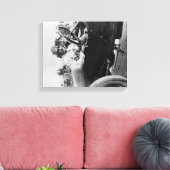 マーサーに乗ったドライバーがアスター杯の写真に キャンバスプリント (インサイチュ (リビング))