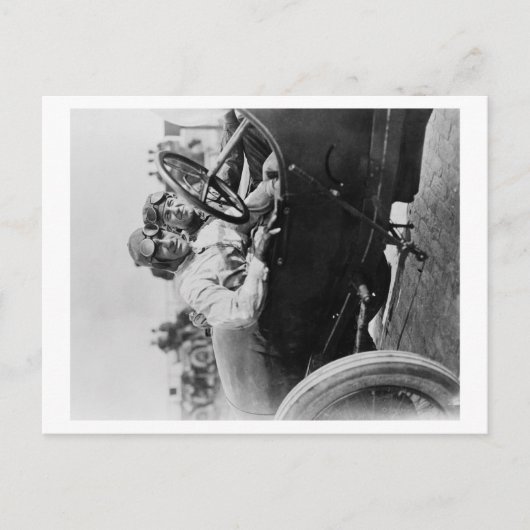 マーサーに乗ったドライバーがアスター杯の写真に ポストカード (正面)