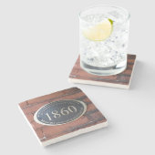 マーサーウィリアムズ馬車ハウスサイン，サバンナ ストーンコースター (横)