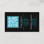 マーサーバプティスト教会の名刺 名刺 (裏面)