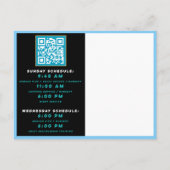 マーサーバプティスト教会招待状はがき インビテーションポストカード (裏面)