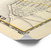 マーサー県、ロックアイランドおよびプラノの地図 ポスター (角)