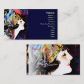 マーサ·マンスフィールド静か、映画スター 名刺 (正面/裏面)