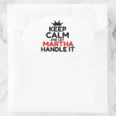 マーサ 楕円形シール (バッグ)