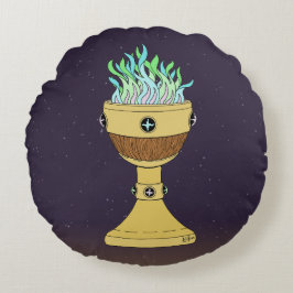 マーザーとチャリスを組み合わせた魔法の薬 ラウンドクッション