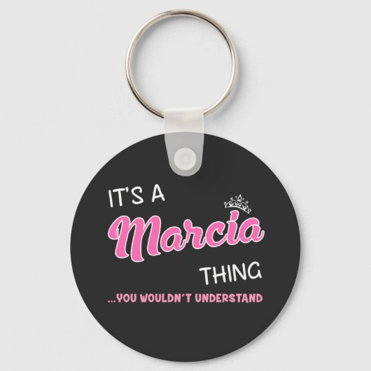 マーシアが理解できないこと キーホルダー (正面)