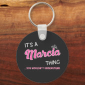 マーシアが理解できないこと キーホルダー (正面)