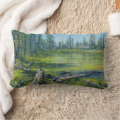 「マーシェスエッジで」 ランバークッション (ブランケット)