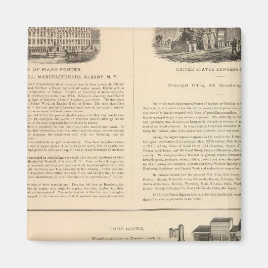 マーシャルとウェンデル、メーカー マグネット (正面)