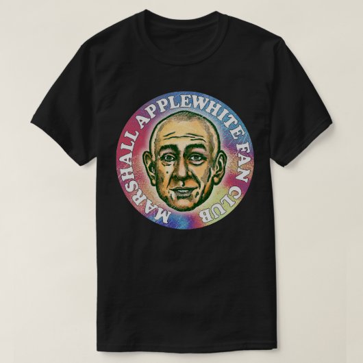 マーシャルアップルホワイトファンクラブヴィンテージルックカルトファン Tシャツ (デザイン正面)