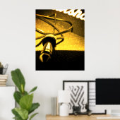 マーシャルアンプ&ジャックリード（ウォームバージョン） ポスター (ホームオフィス)