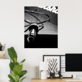 マーシャルアンプ&ジャックリード(B&W版) ポスター (ホームオフィス)