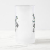 マーシャルタータンチェックのライオン フロストグラスビールジョッキ (中央)