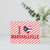 マーシャルビル、オハイオ州が大好き ポストカード (スタンド正面)