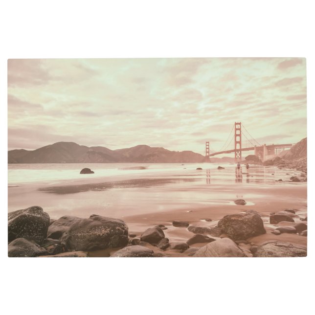 マーシャルビーチ メタルプリント (正面)